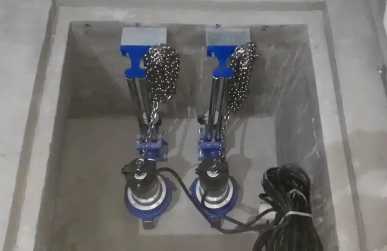 Submersible pumps installed as part of septic system service