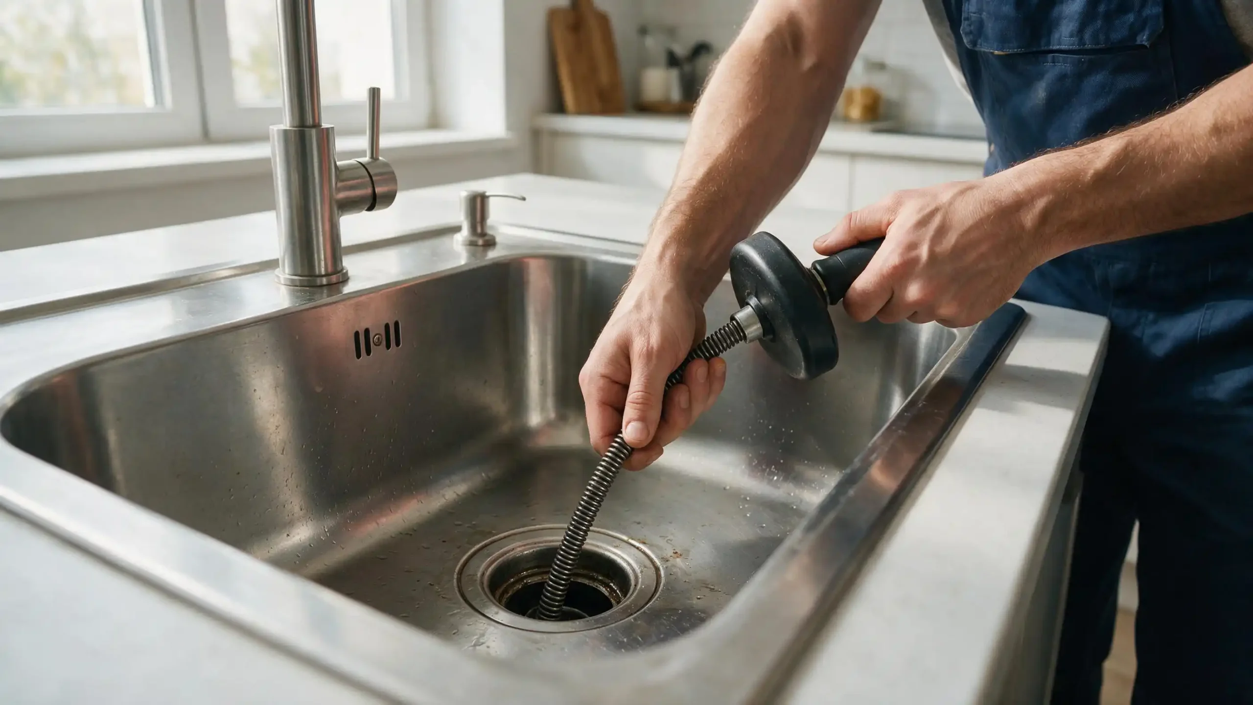 Licensed plumber responding to an emergency call in Yuma