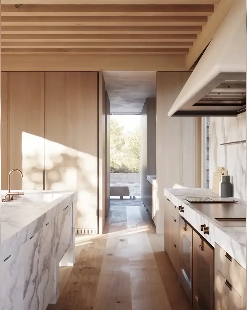 Modern Yuma kitchen protected by a whole-home water softener